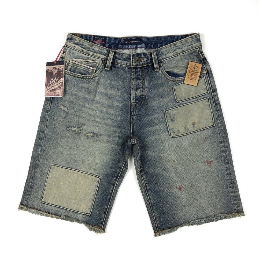 Cult of Individuality Logan Distressed Denim Short - Picture 1 of 10